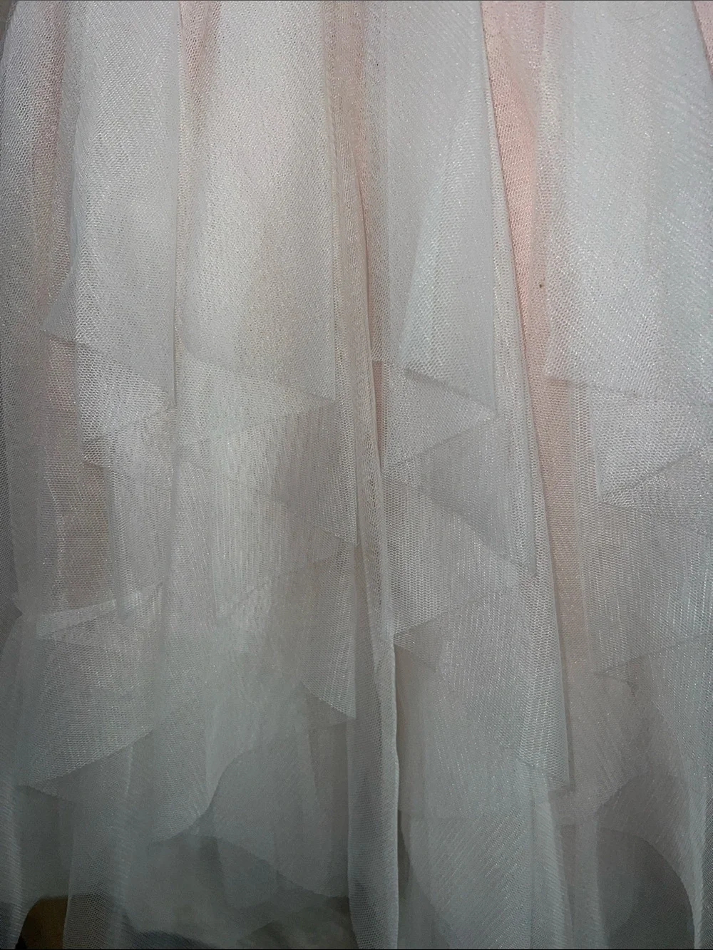 American Princess Flower Girl Dress  Blush Pink & Gold